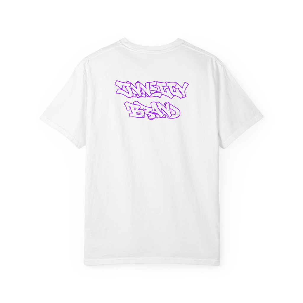 Graffiti Design Tee- Purple