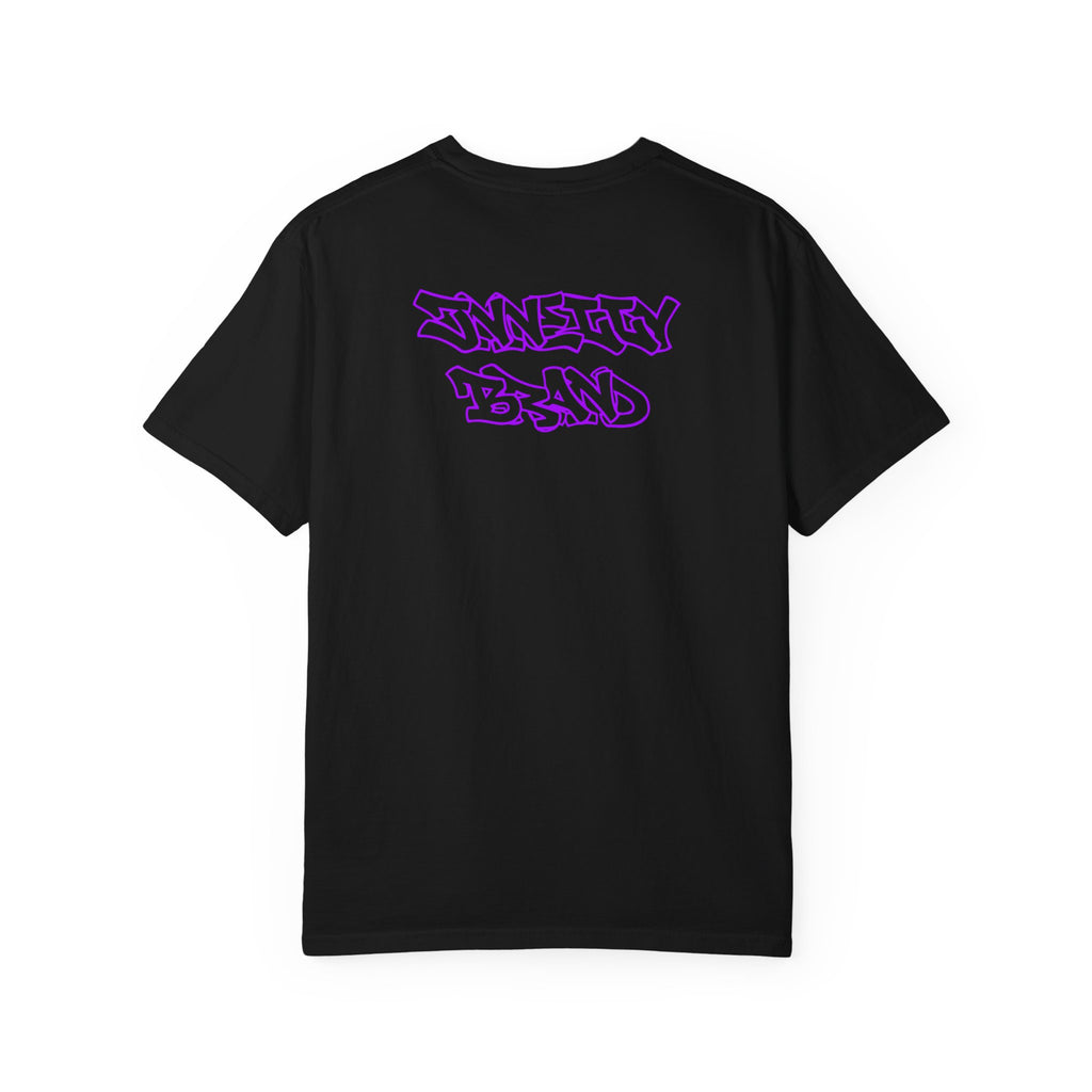 Graffiti Design Tee- Purple