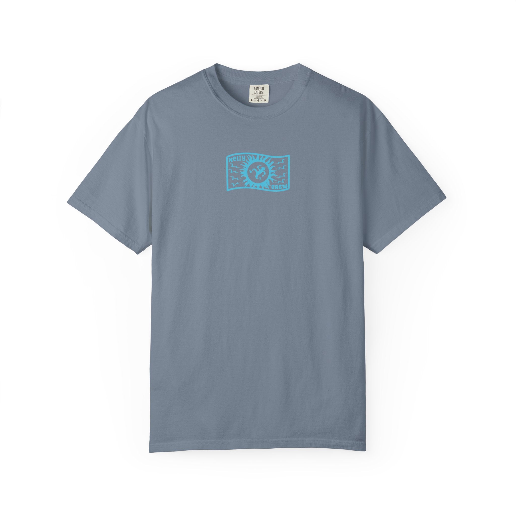 Nelly Crew Tee - Sky Blue