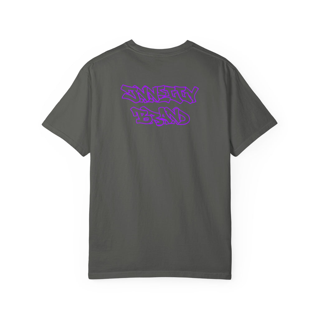 Graffiti Design Tee- Purple