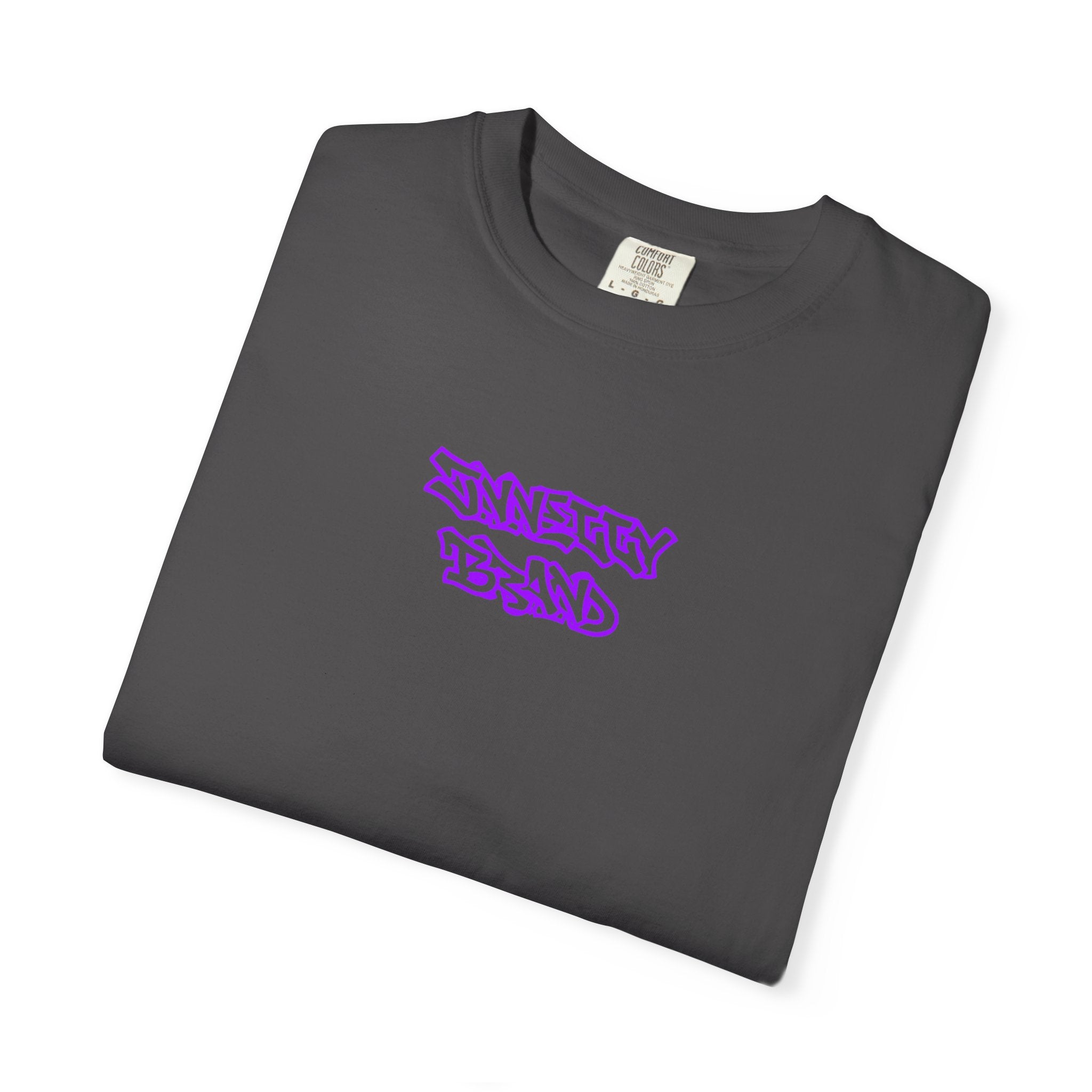 Graffiti Design Tee- Purple
