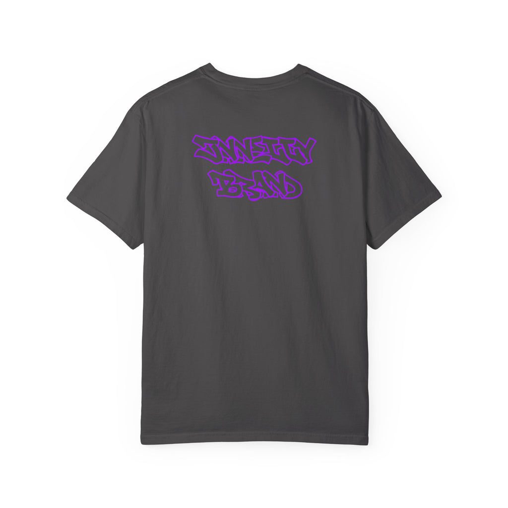Graffiti Design Tee- Purple