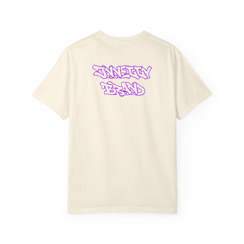 Graffiti Design Tee- Purple