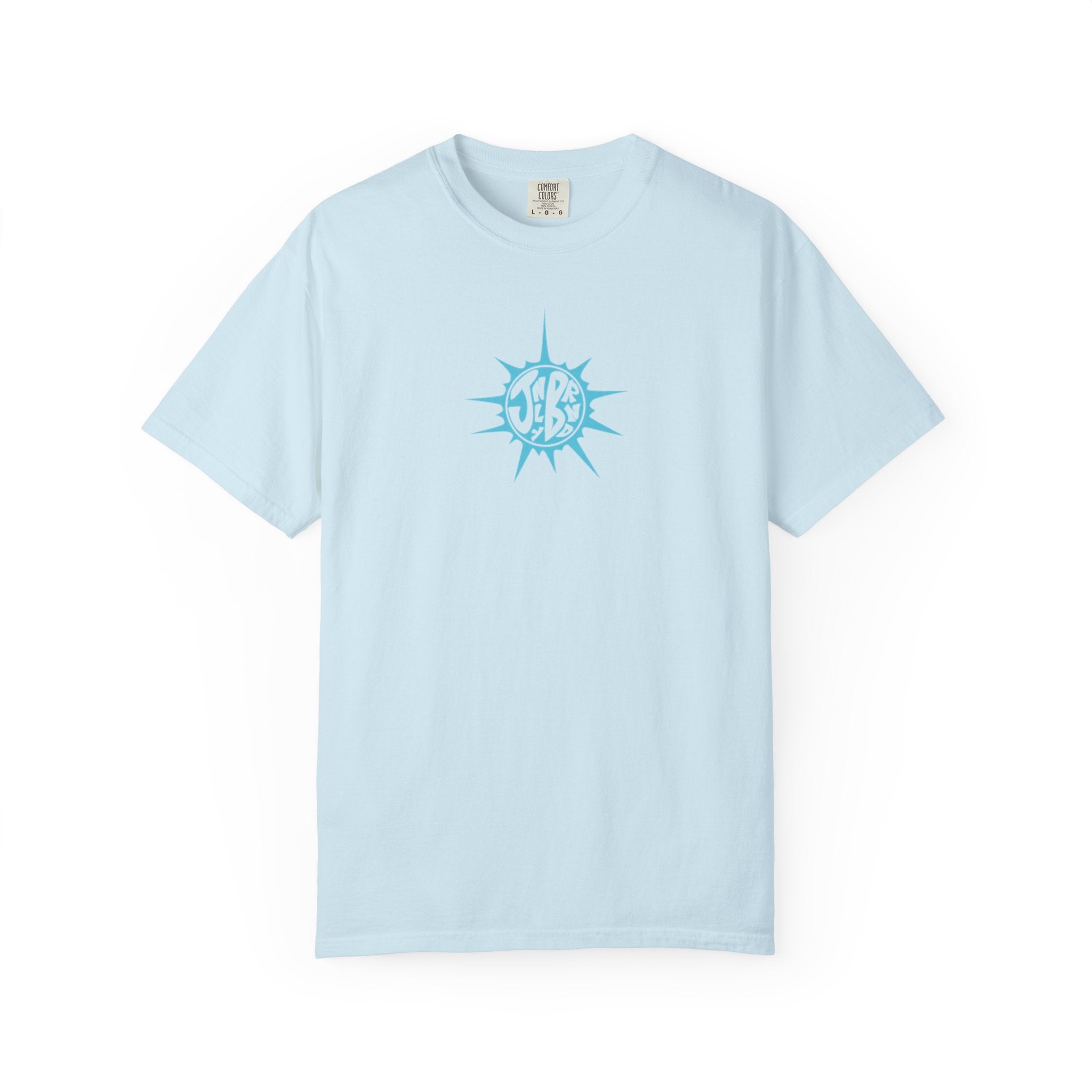 Sun Design Tee - Sky Blue (Front Only)
