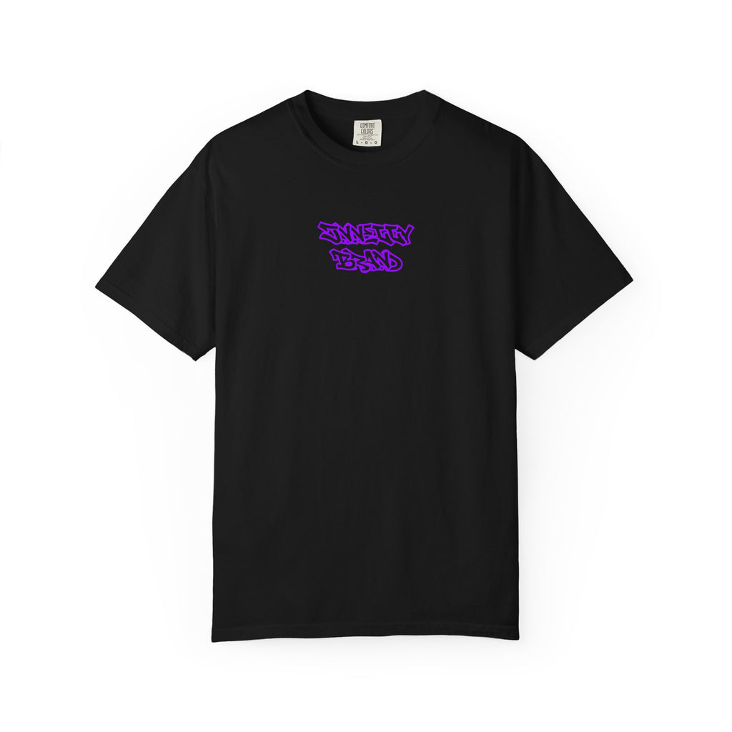 Graffiti Design Tee- Purple