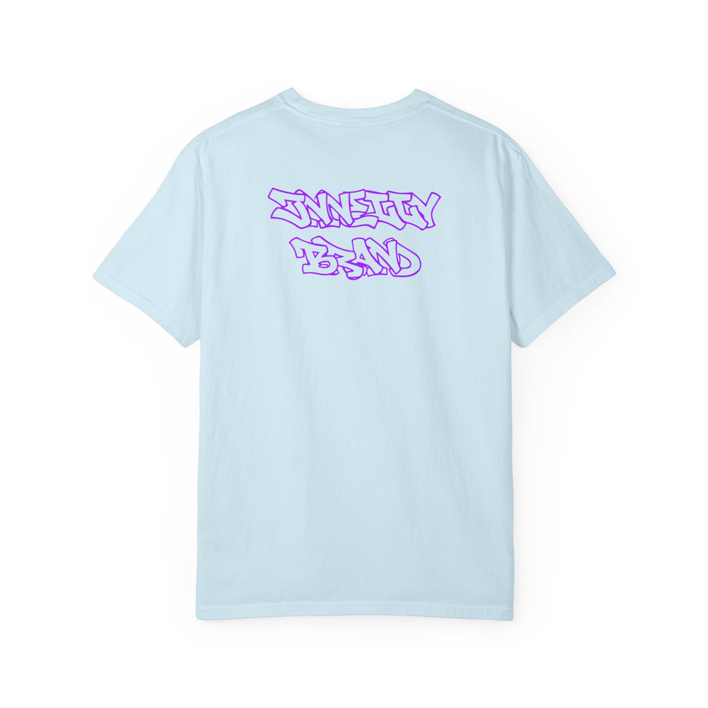 Graffiti Design Tee- Purple