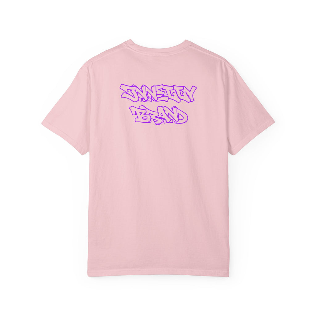 Graffiti Design Tee- Purple