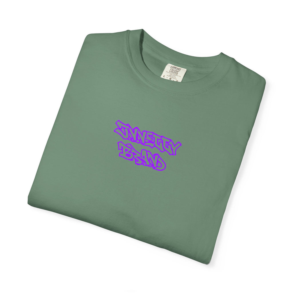 Graffiti Design Tee- Purple
