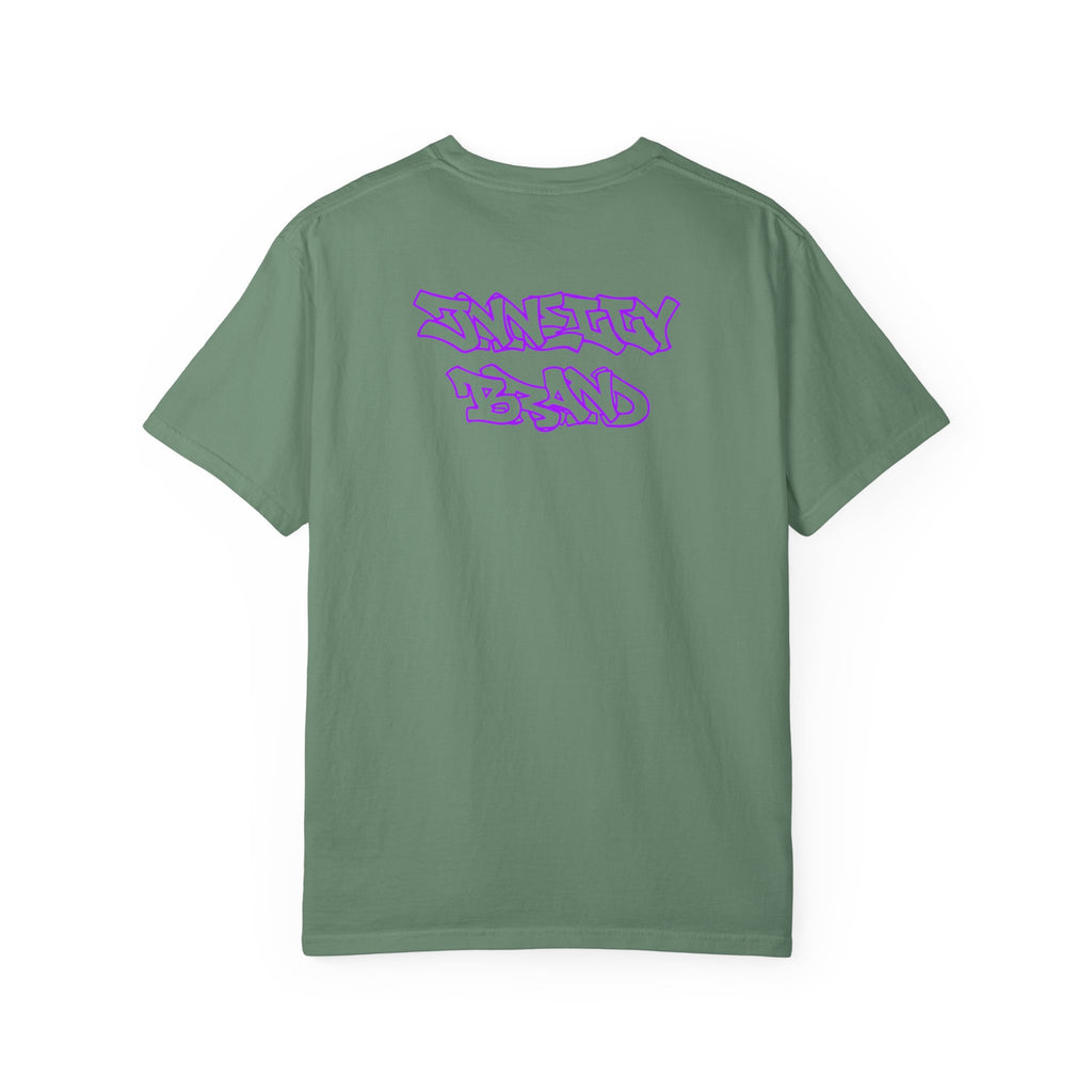 Graffiti Design Tee- Purple