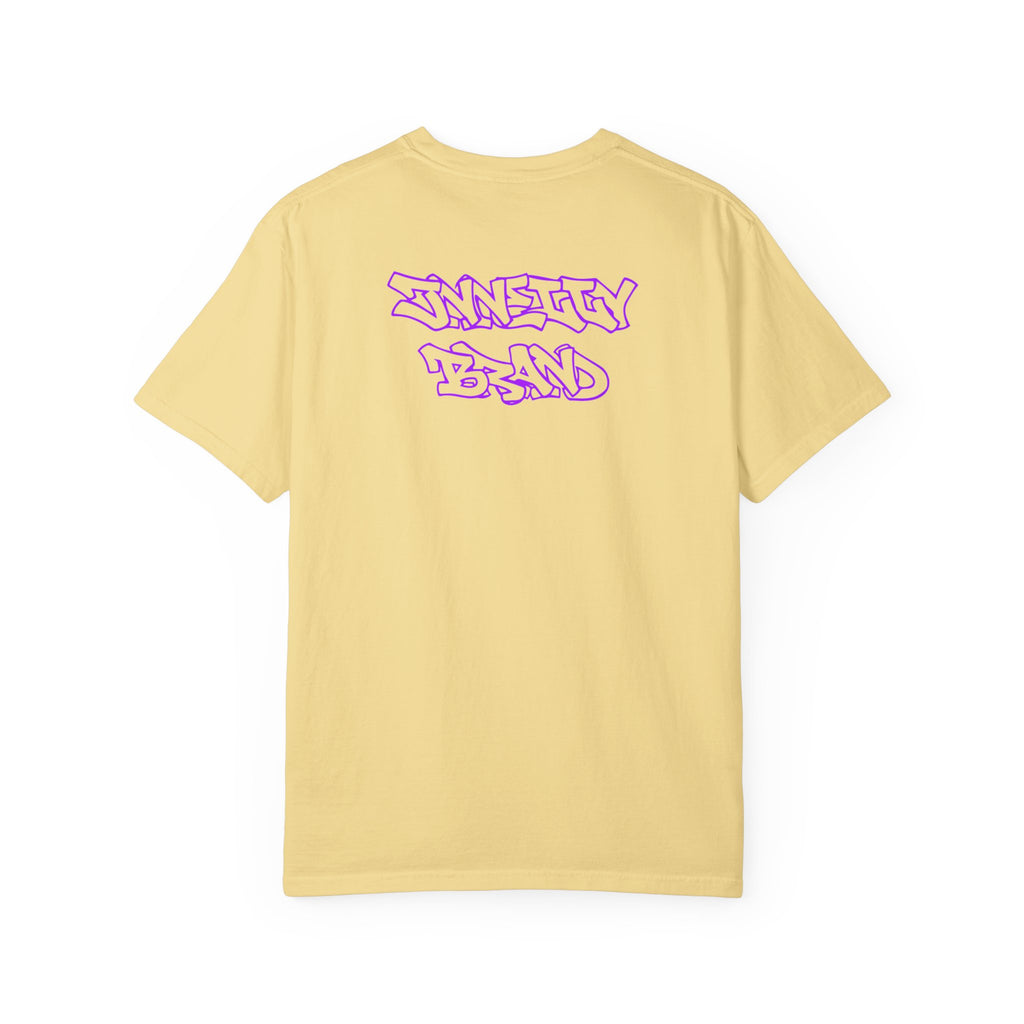 Graffiti Design Tee- Purple