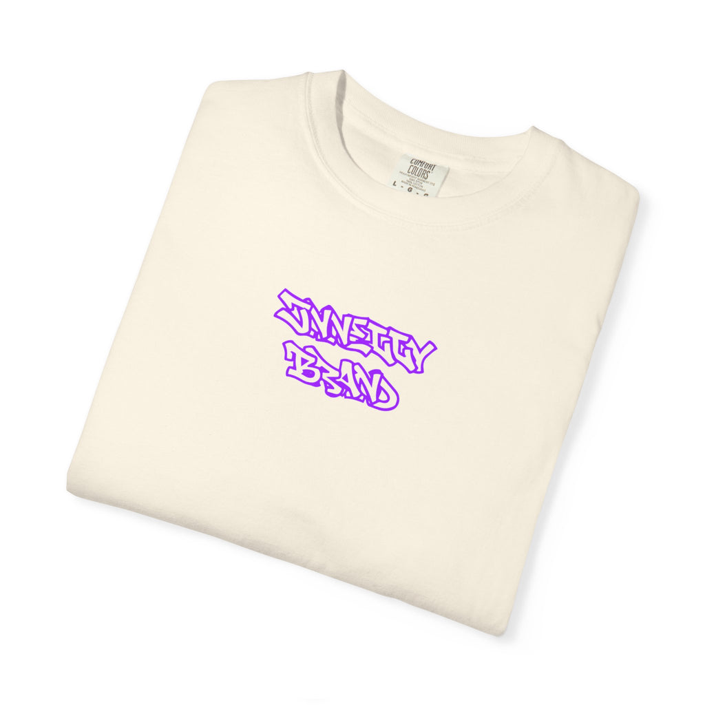 Graffiti Design Tee- Purple