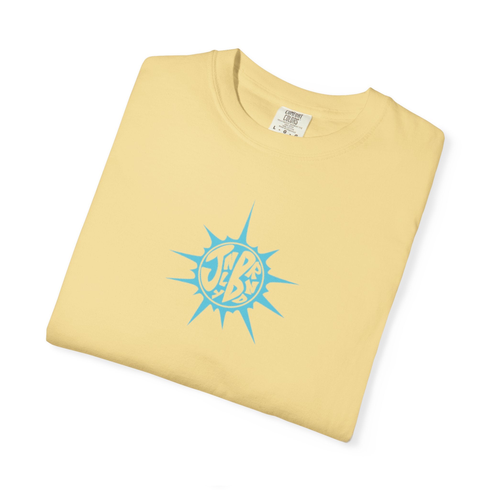 Sun Design Tee - Sky Blue (Front Only)