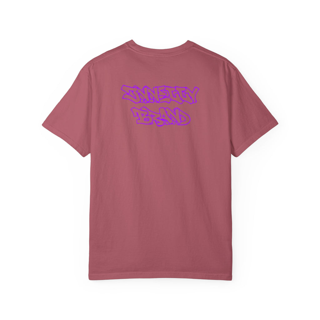 Graffiti Design Tee- Purple