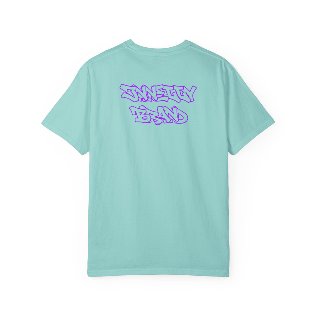 Graffiti Design Tee- Purple