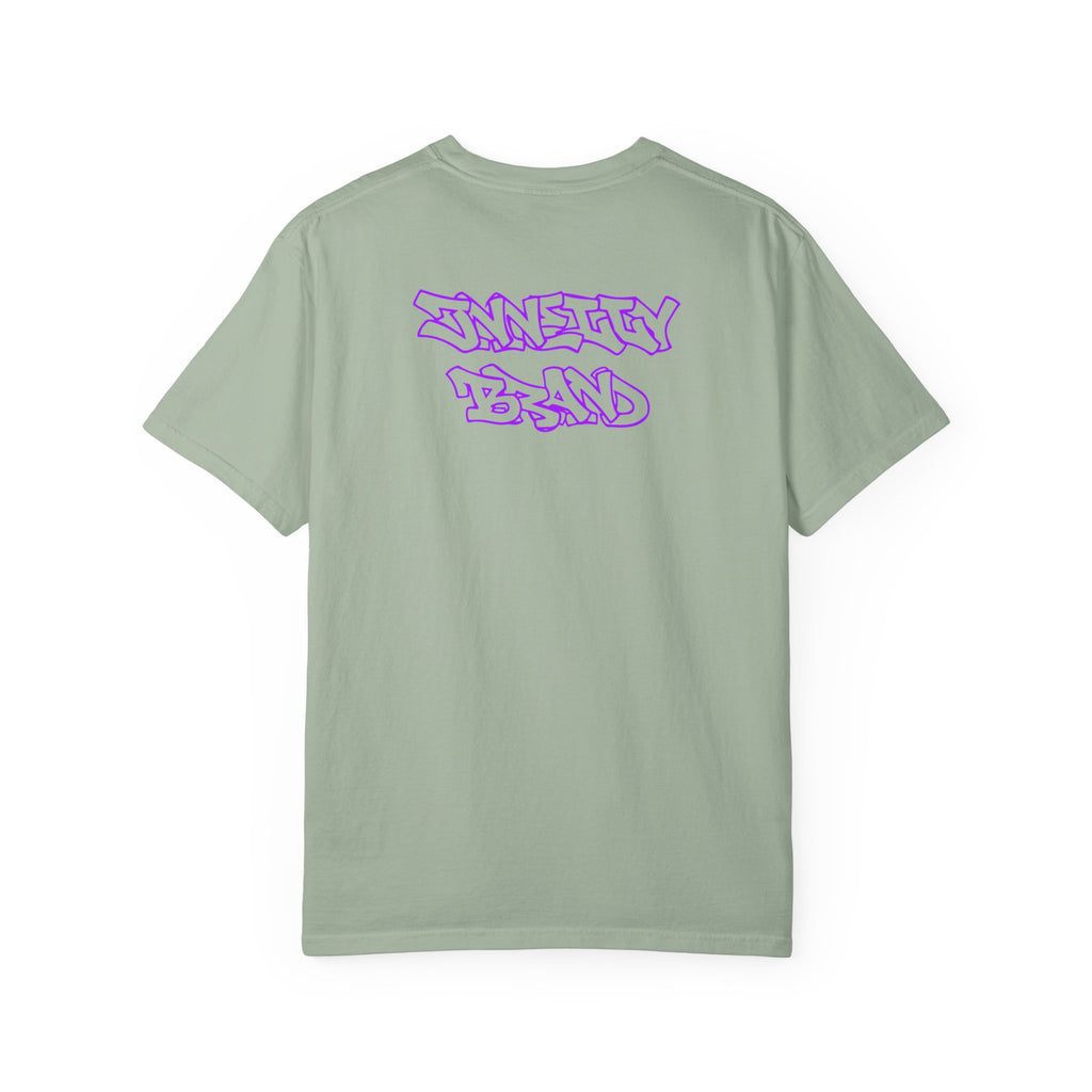 Graffiti Design Tee- Purple